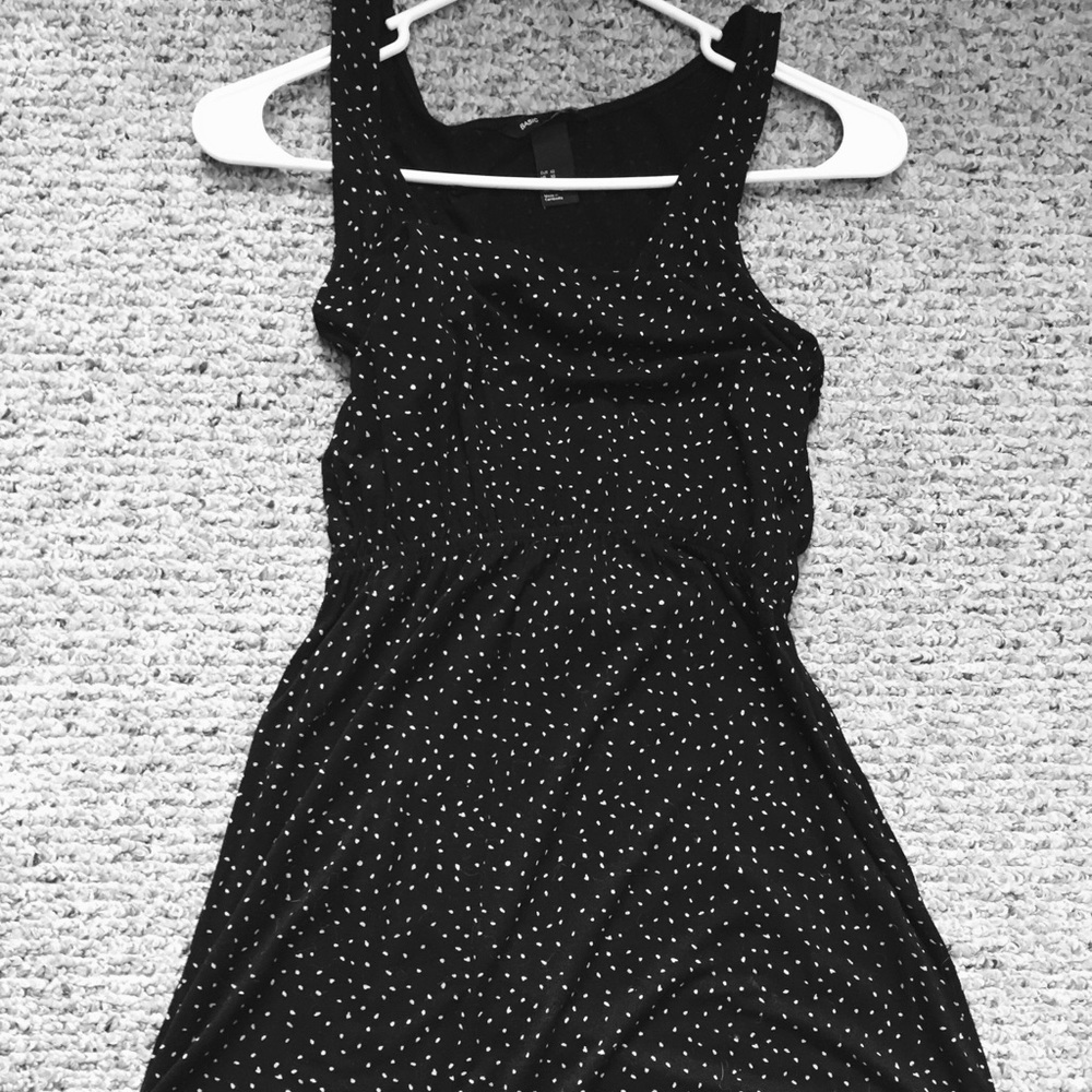 Polka dot 90s dress